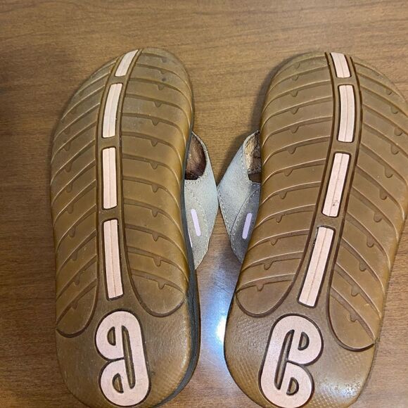 Reef brown leather sandals  - Picture 6 of 7